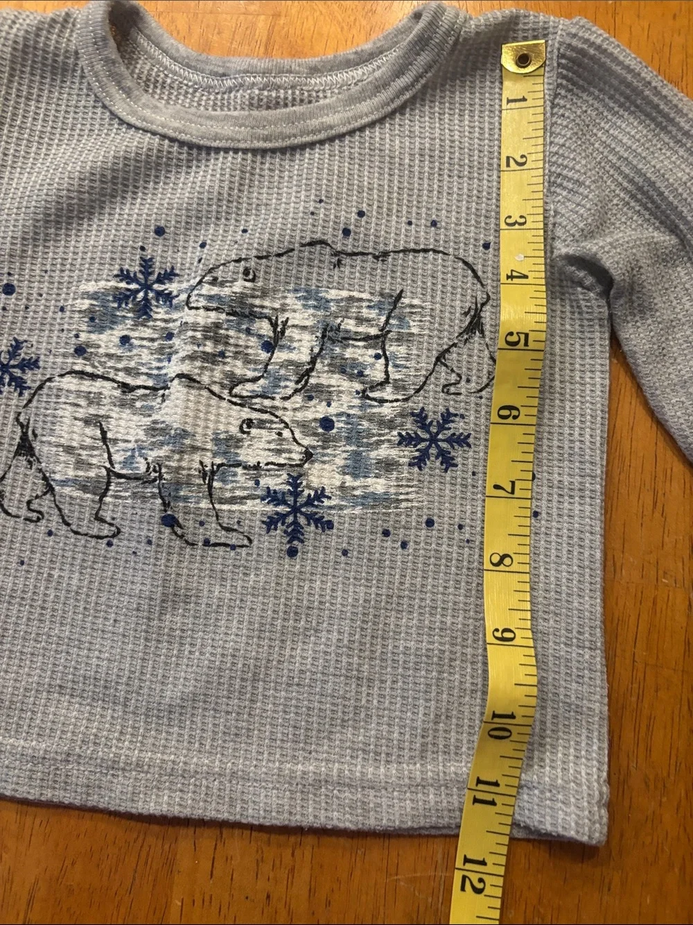 Vintage Sleepy Eddies Polar Bear Pajamas Shirt and Pants Set 18 mo